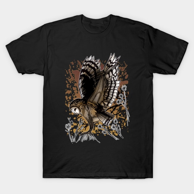 Barn Owl Stance T-Shirt by adamzworld